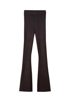Bershka Hlače - dark brown