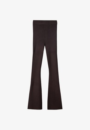 Bershka Broek - dark brown