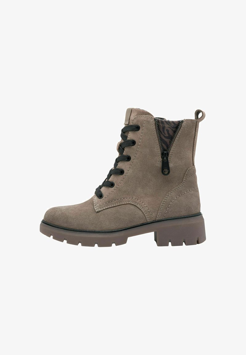 Tamaris Stivaletti stringati - pepper suede