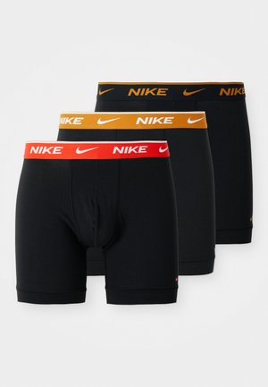 3 PACK - Trumpikės - black/light crimson/desrt ochre