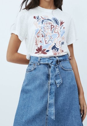 T-shirt print - off-white