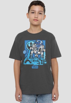 Star Wars, STAR WARS PAPERCUT R2D2 - T-Shirt print - dark grey