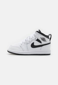 Jordan - JORDAN 1 MID UNISEX - Indoorskor - white/black Miniatyrbild 1