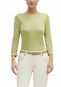 comma Langarmshirt - grün