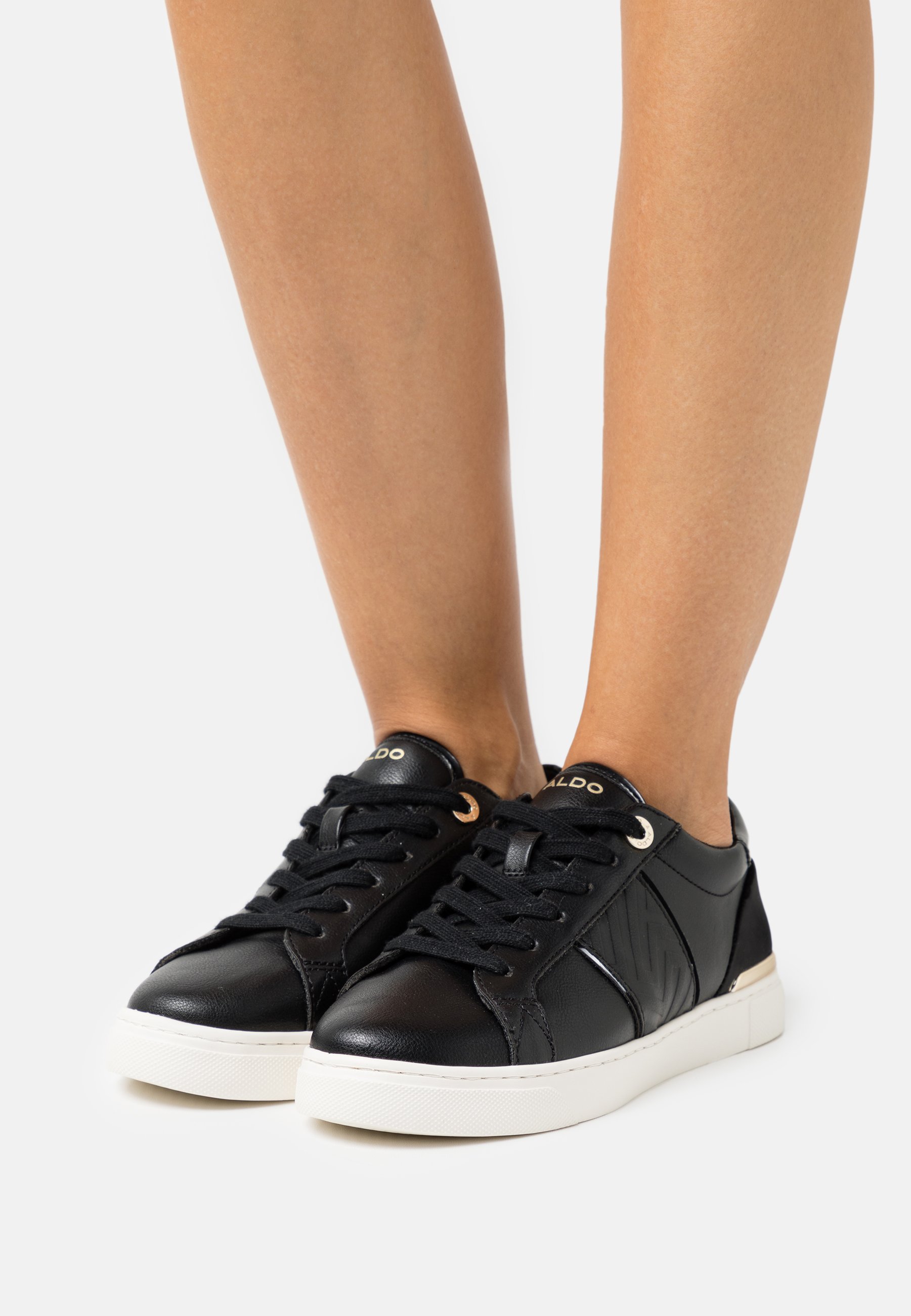 aldo trainers black