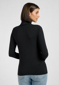 Lee TURTLE NECK FOR SLIM FIT - Maglietta a manica lunga - unionall black