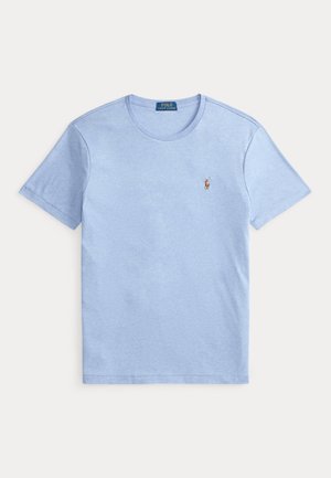 CUSTOM SLIM FIT SOFT COTTON T-SHIRT - Basic póló - light blue