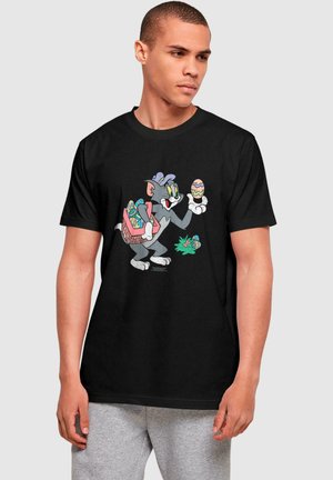 ABSOLUTE CULT TOM AND JERRY - EGG HUNT  - T-Shirt print - black