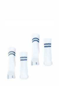 Esprit TENNIS STRIPE 2-PACK - Sokken - bone white