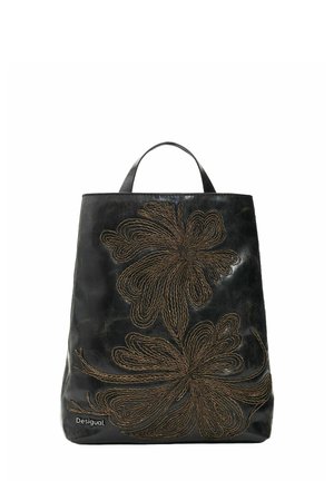 Desigual, SMALL EMBROIDERED BACKPACK - Sac à dos - brown