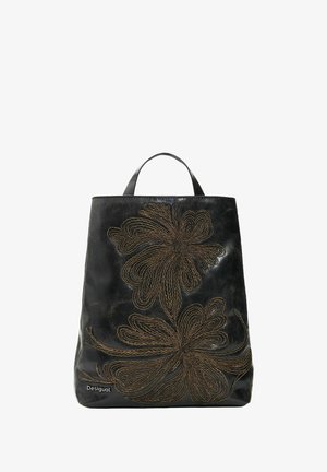 Desigual, SMALL EMBROIDERED BACKPACK - Matkakott - brown