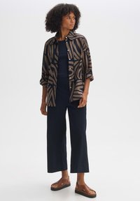 OPUS LANGARMBLUSE FUMINE - Camicia - coal blue