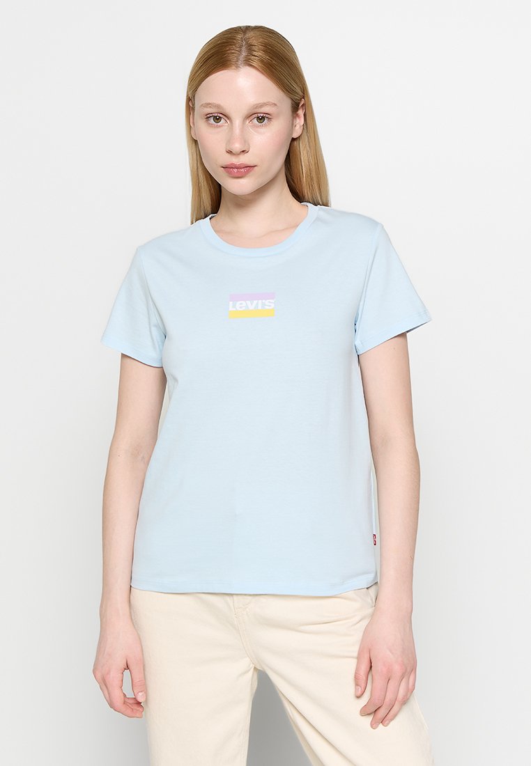 Levi’s® T-shirt basic lichtblauw