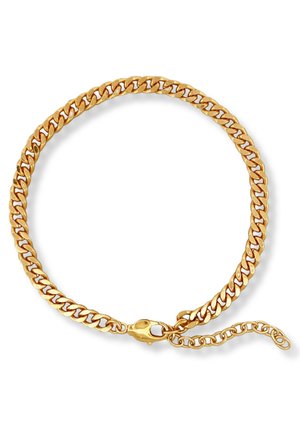 ByNouck FLAT CURB - Anklet - gold coloured