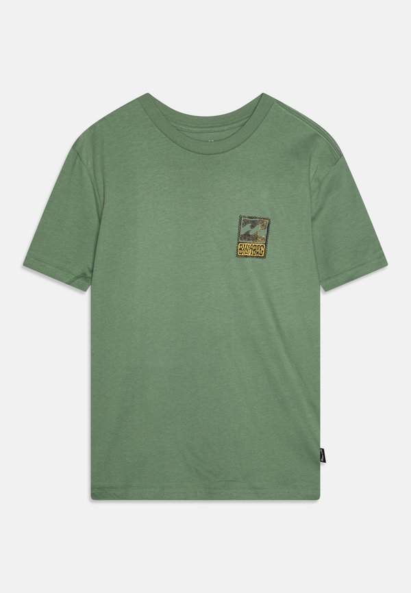 STAMP UNISEX - Print T-shirt - moss