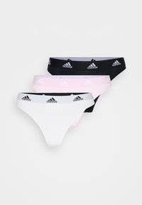 adidas Sportswear THONG 3 PACK - String - pink/white/black/mehrfarbig ...