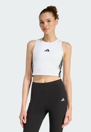 ESSENTIALS 3-STRIPES  - Top - white