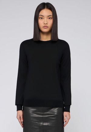 GIROCOLLO - Strickpullover - black milano