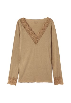 Intimissimi, V-NECK ULTRALIGHT - T-shirt à manches longues - Light brown
