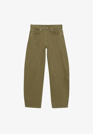 PULL&BEAR, BARREL - JEANS - Baggy jeans - khaki