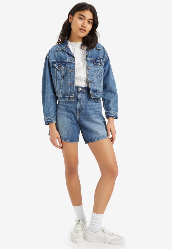 HIGH BAGGY - Denim shorts - worn memory short4