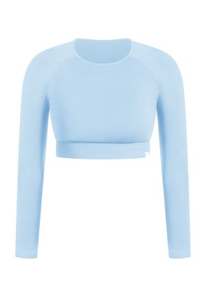 Smilodox CROP LONGSLEEVE MAYSA - Longsleeve - hellblau