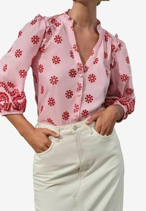 Overhemdblouse - pink