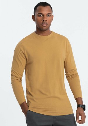 Ombre T-shirt à manches longues - mustard