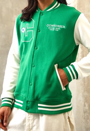 Vetoketjullinen college - dark green