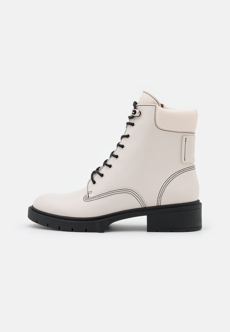 Damen Ankle Boots | Coach LORIMER BOOTIE Schnürstiefelette chalk/offwhite - LT28298 Damen Ankle Boots | Coach LORIMER BOOTIE Schnürstiefelette chalk/offwhite - LT28298