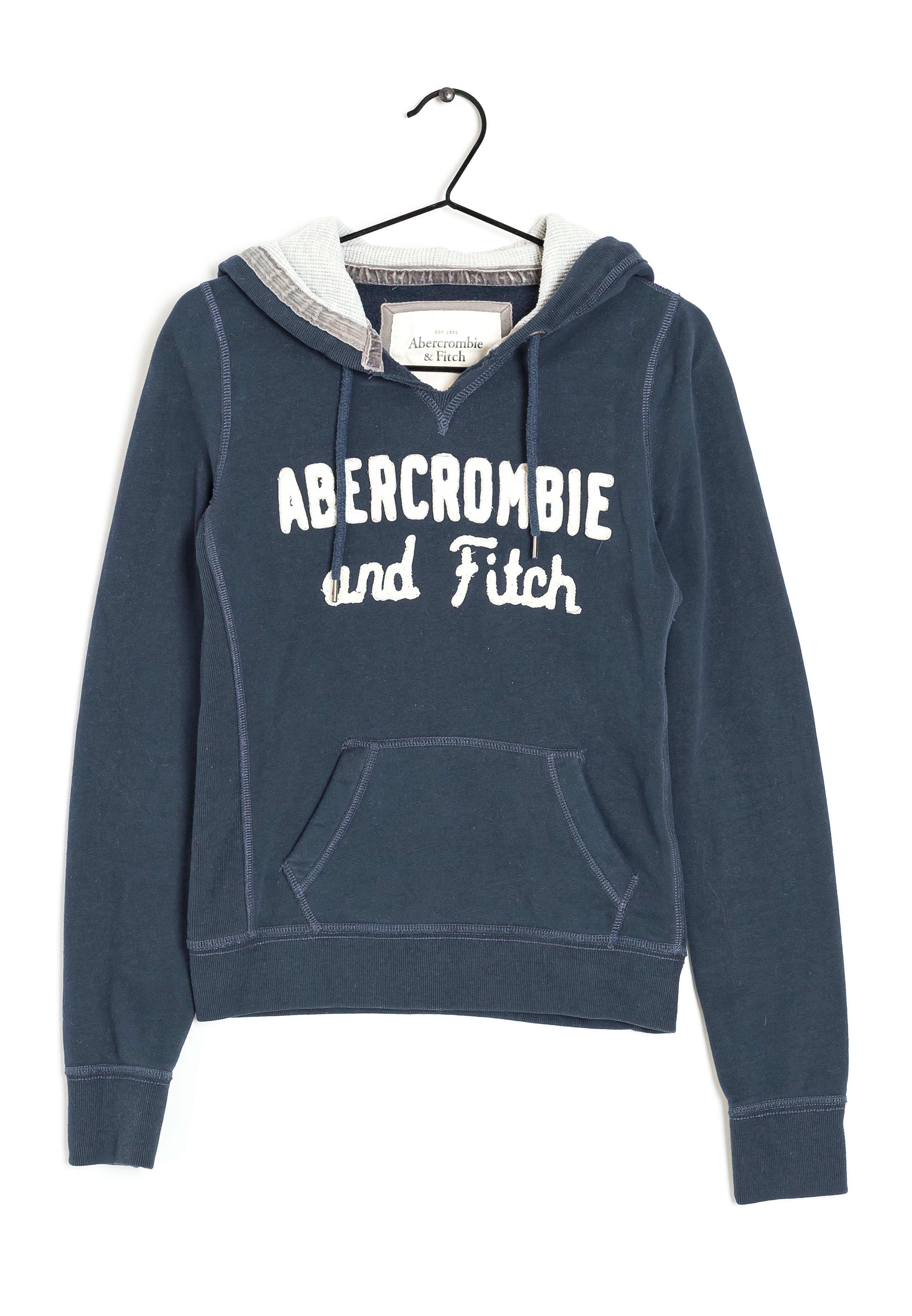 Abercrombie \u0026 Fitch Jersey con capucha - dark blue/azul marino - Zalando.es