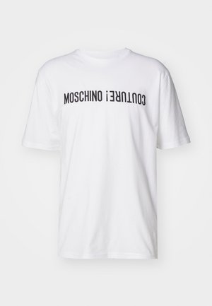 MOSCHINO T-shirt imprimé - fantasia bianco