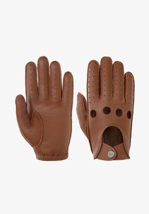 AUTOFAHRERHANDSCHUH - CLARK - Fingervantar - cognac