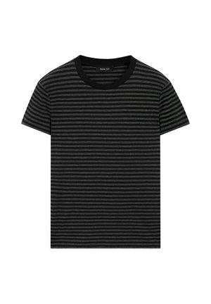 Massimo Dutti, Oval tortoiseshell effect sunglasses - T-shirts print - black