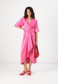 YAS YASRETRIEVE KIMONO LONG DRESS  - Robe de soirée - carmine rose