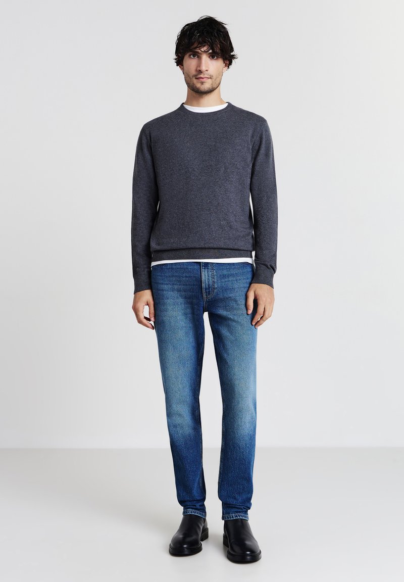 Calliope TINTA UNITA Strickpullover grigio/grau-meliert Zalando