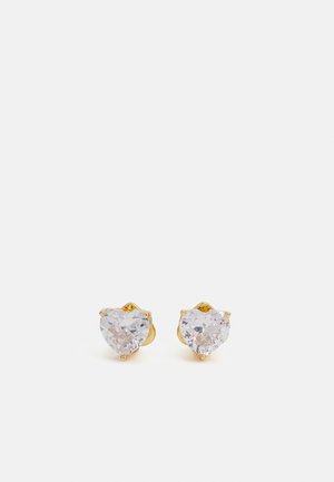 kate spade new york MY LOVE HEART STUDS - Kolczyki - transparent