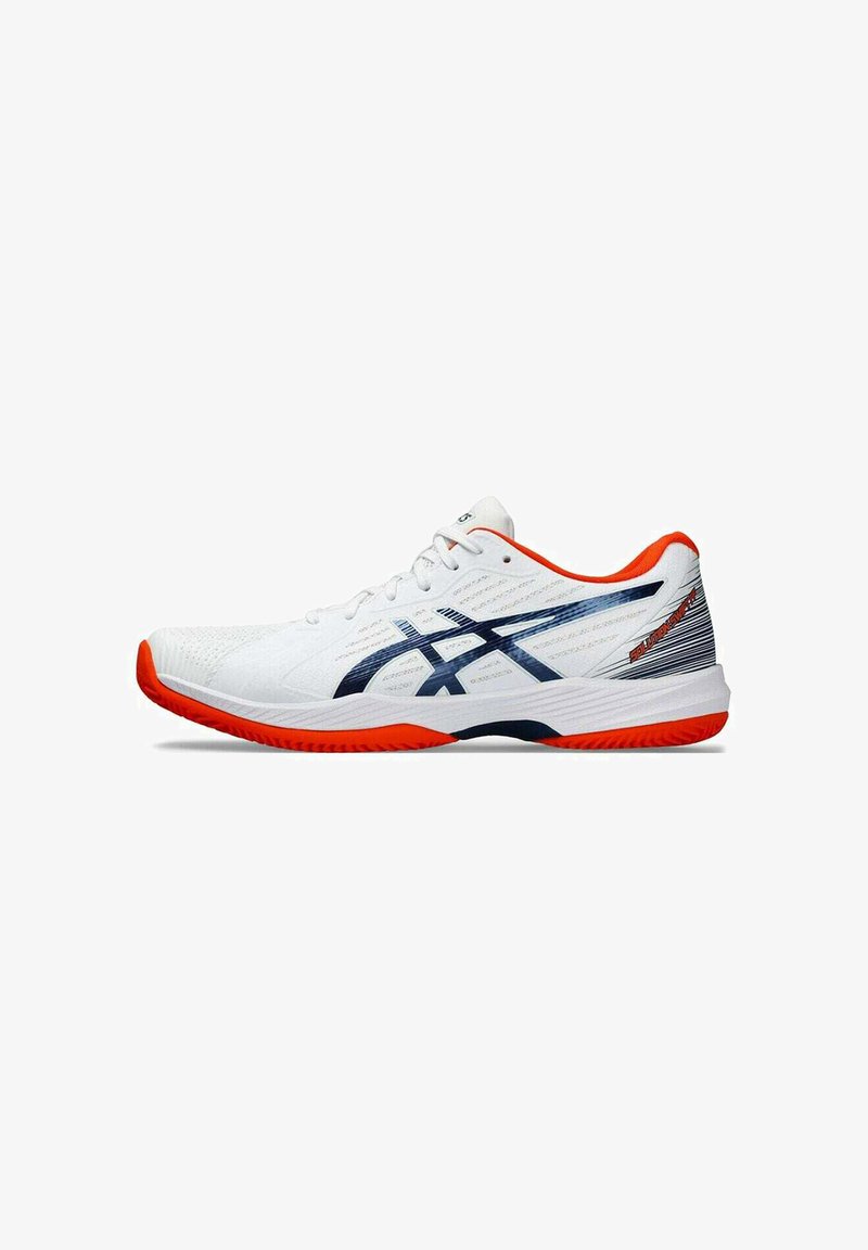 ASICS SOLUTION SWIFT - Zapatillas de tenis para tierra batida - white blue
