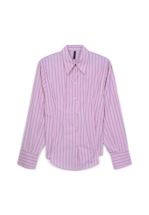 Calliope SLIM A RIGHE - Chemisier - var rosa medio