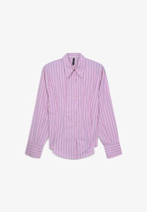 Calliope SLIM A RIGHE - Chemisier - var rosa medio