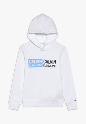 STAMP LOGO HOODIE - Hoodie - white