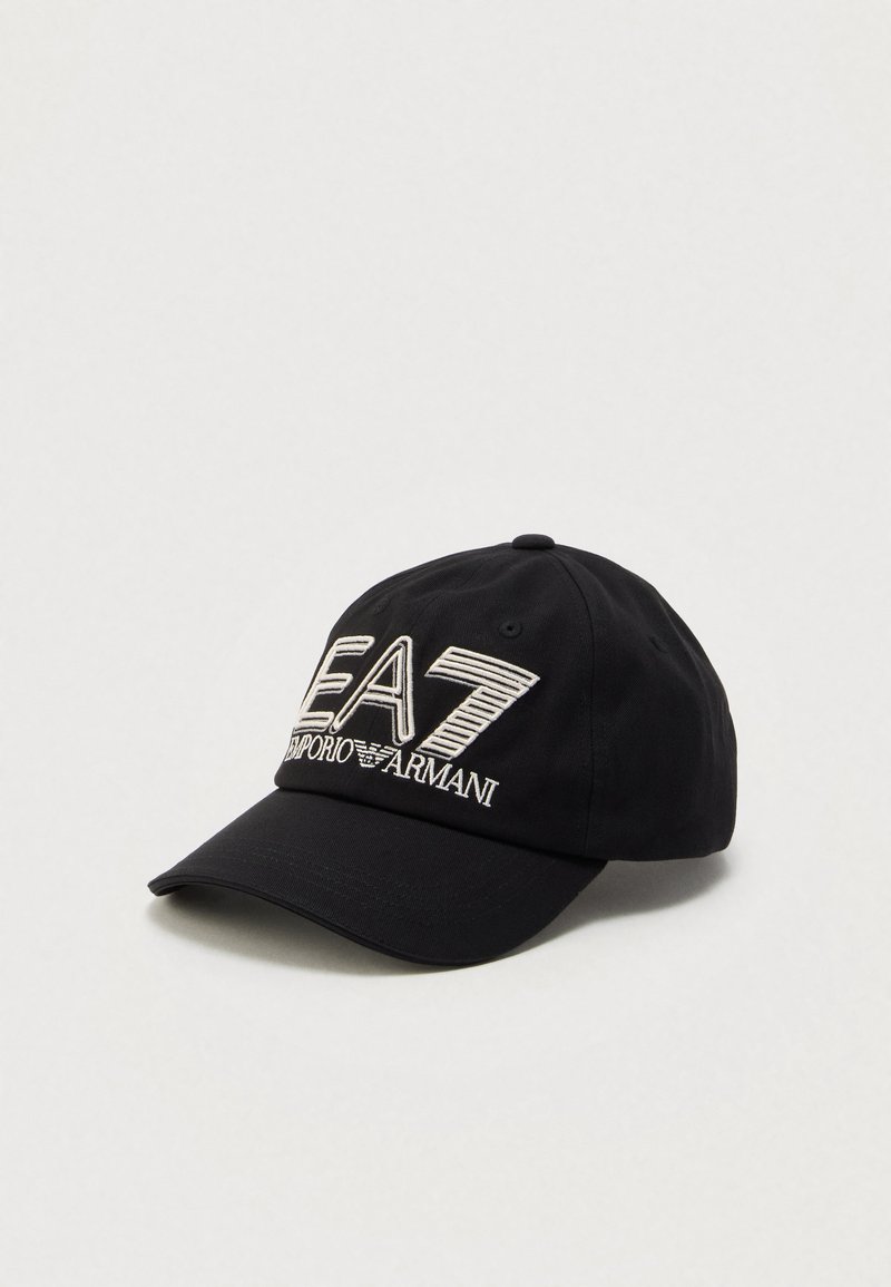 EA7 Emporio Armani TRAIN VISIBILITY UNISEX - Gorra - black