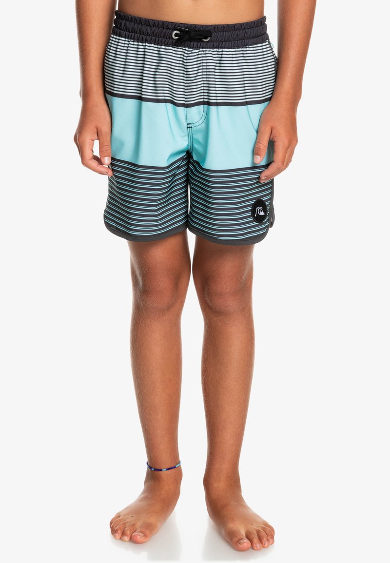 Kinder Sportbekleidung | Quiksilver kurze Sporthose tarmac/hellblau - MA89100 Kinder Sportbekleidung | Quiksilver kurze Sporthose tarmac/hellblau - MA89100