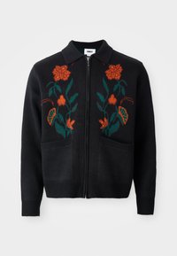 ZIP CARDIGAN - Chaqueta de punto - black