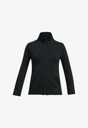 MOTION - Športna jopa s kapuco na zadrgo - black