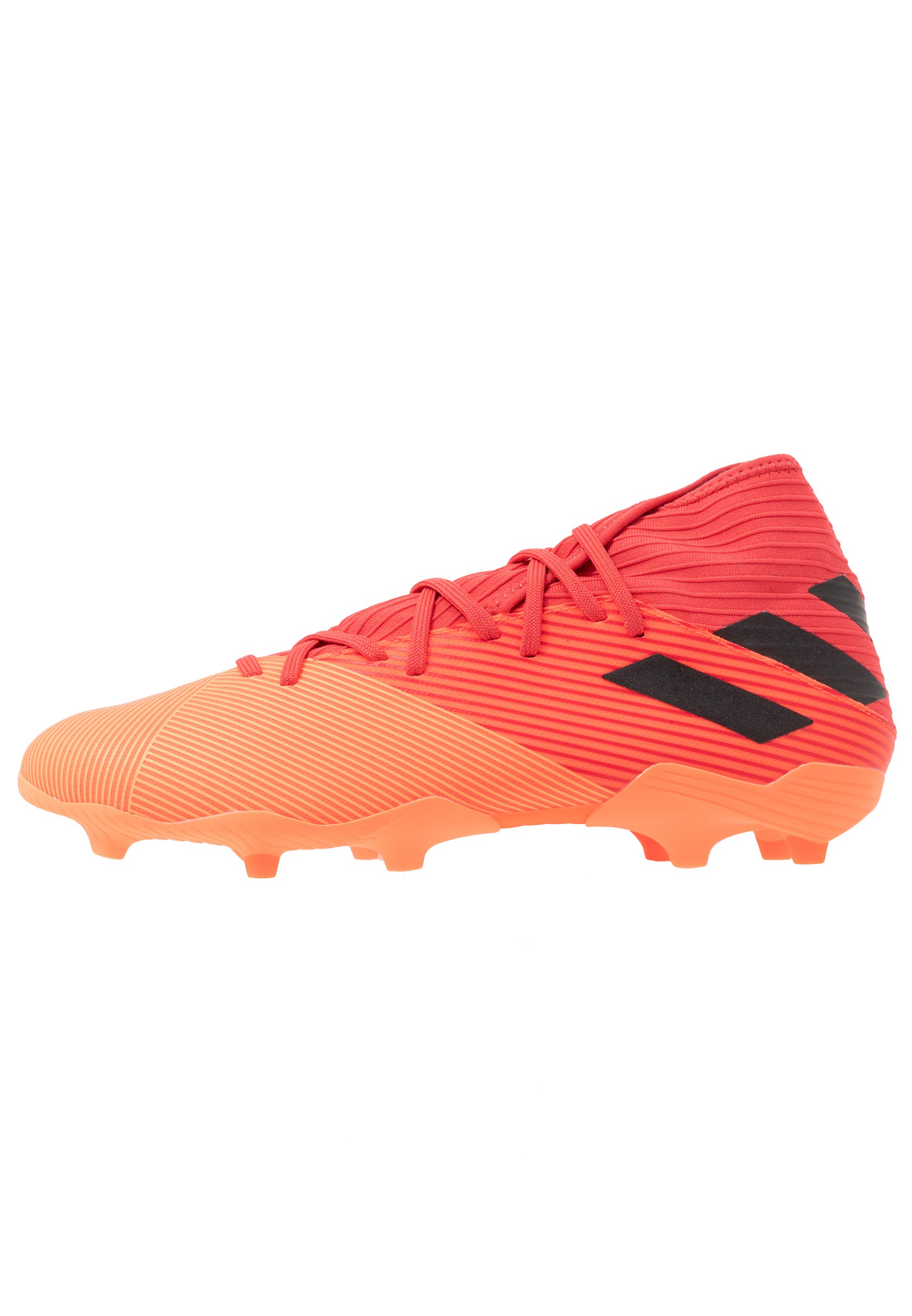 adidas Performance NEMEZIZ 19.3 FG - Botas de fútbol con tacos - signal  coral/core black/glory red/coral - Zalando.es