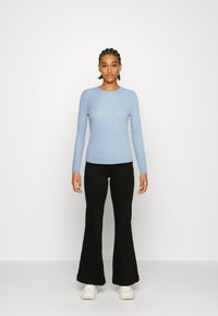 VILA VIEVA O NECK BACK DETAIL - Camisola de manga comprida - kentucky blue