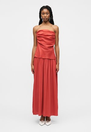 HEDY DRESS - Maxikleid - dusty tomato