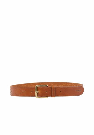 Wrangler WESTERN STITCH - MULTIPLE FITS - Belt - cognac