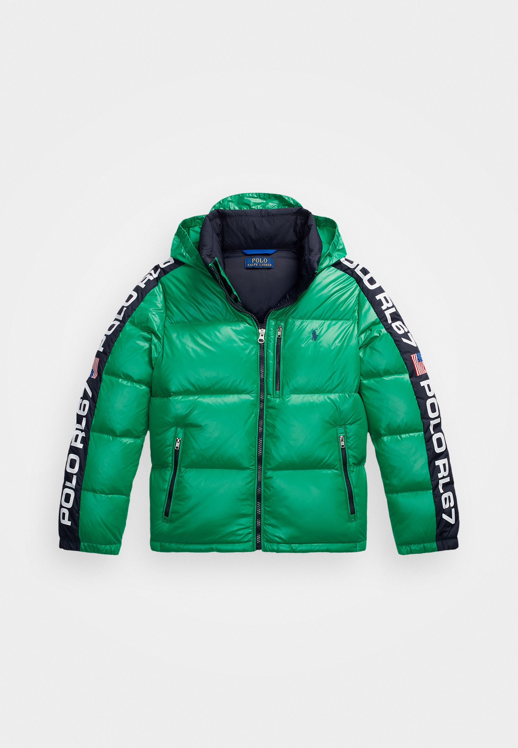 Polo Ralph Lauren LOGO DOWN HOODED JACKET Dunjacka billiard